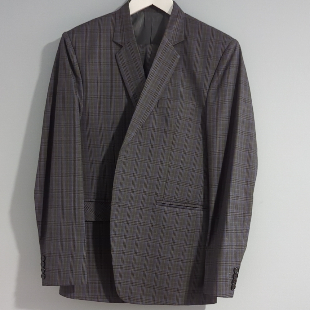 MtM Grey Patterned Suit